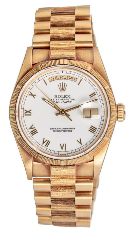 rolex gold presidential price